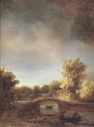 REMBRANDT Harmenszoon van Rijn Details of Landscape with a Stone Bridge (mk33) oil painting picture wholesale